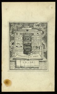 One of four bookplate designs for English author, Mrs. G. Linnaeus Banks LCCN2007683259
