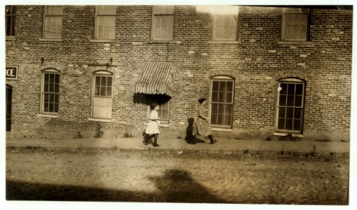 One of the youngsters working in the Danville Knitting Works, Danville, Va. See also photo and label 2193. LOC nclc.02053
