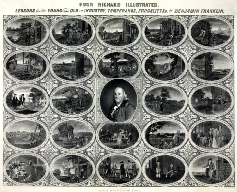 Oliver Pelton - Benjamin Franklin - Poor Richard's Almanac Illustrated