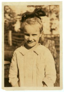 One of the pupils in the Caesar Mt. School. See Photo No. 23. LOC nclc.04361