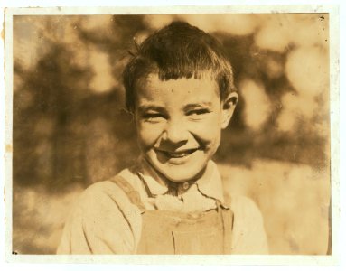 One of the pupils in the Caesar Mt. School. See Photo No. 23. LOC nclc.04365