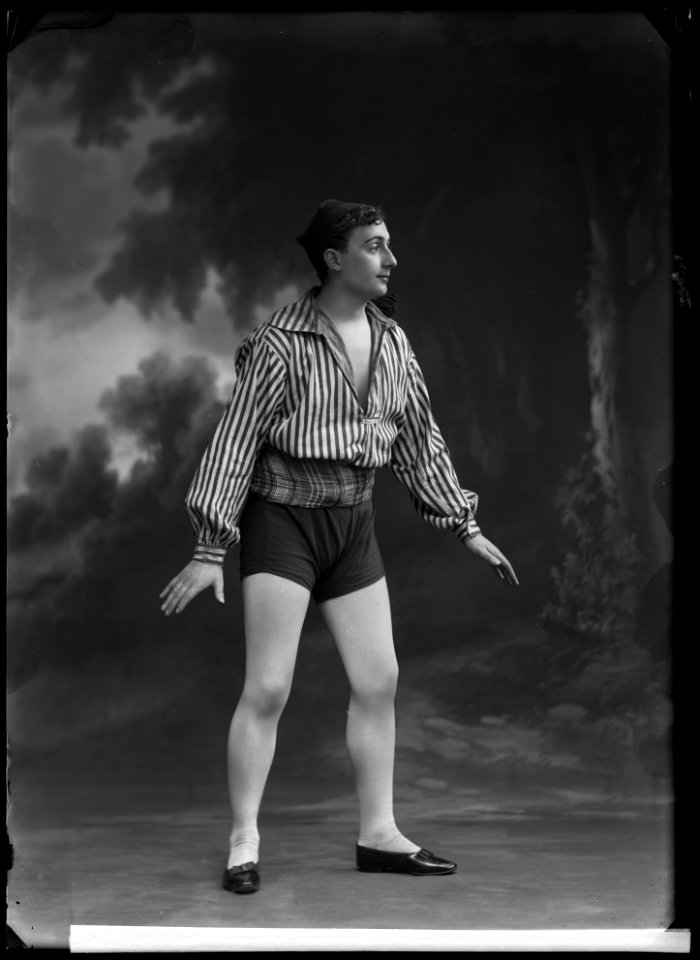 Olle Strandberg in Cornevilles klockor at Oscarsteatern 1910 - SMV - GS067