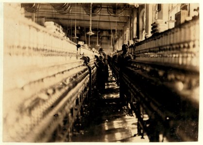 One of the smallest spinners in the Mollahan Mills. Witness, Sara R. Hine. LOC nclc.01470