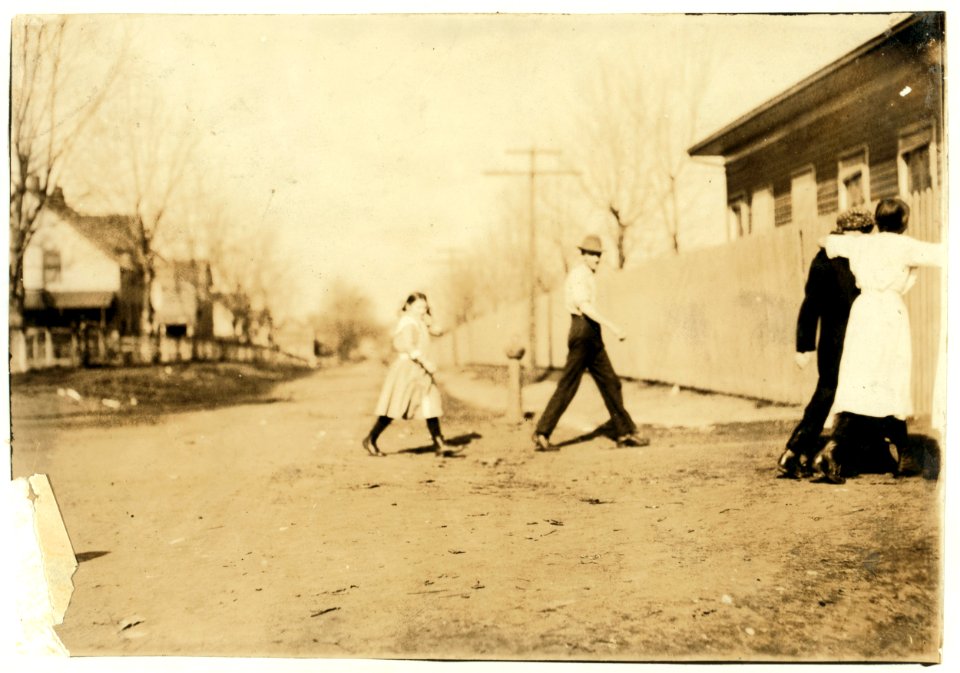 One of the young workers of the Merrimack Mill. See Hine report. LOC nclc.02896