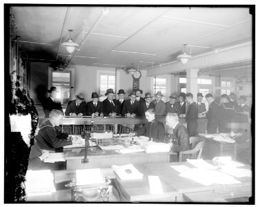 Opening of bids, Navy Dept. Bureau of Accts. LOC hec.13708