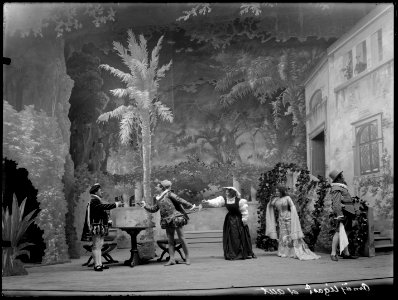 Omöjligast av allt, Dramatiska teatern 1901. Föreställningsbild - SMV - DrT019