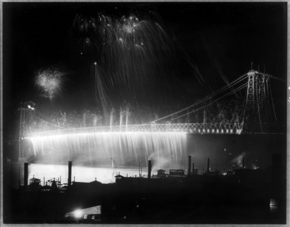 Opening of Williamsburg Bridge, New York City LCCN2007677038