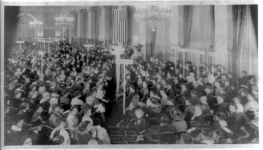 Opening session of National American Suffrage Congress, Hotel Statler, March 24th, 1919 LCCN96508961