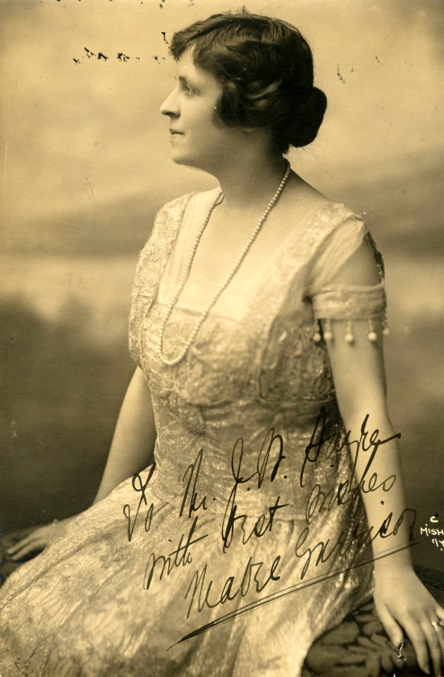 Opera singer Mabel Garrison (SAYRE 2)