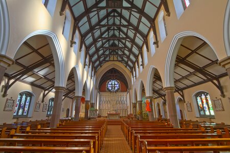 Cathedral church interior photo