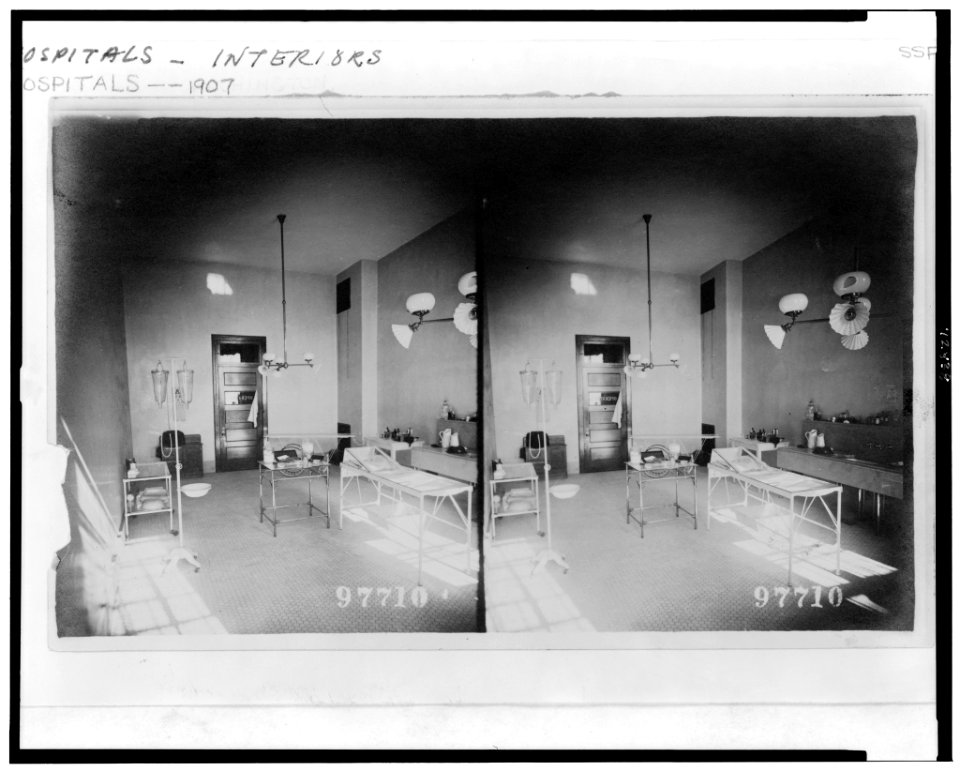 Operating room in a hospital LCCN95501781