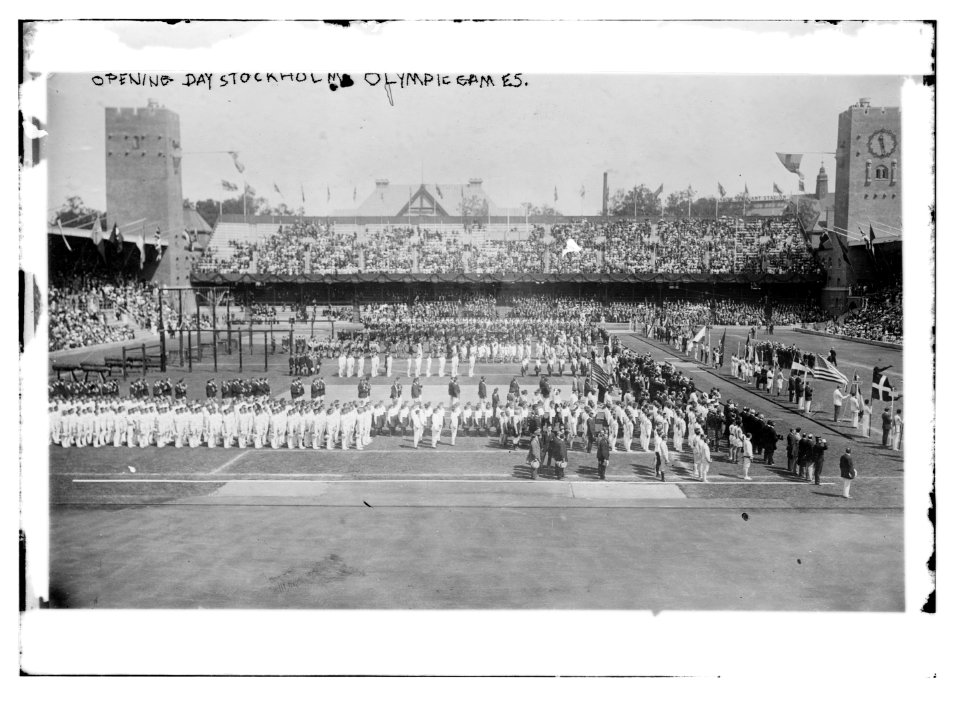 Opening Day, Stockholm Olympic Games LCCN2014691564