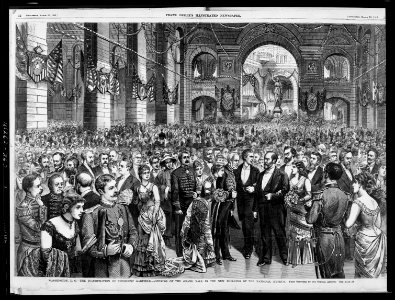 Opening of the Grand Ball in the new building of the National Museum - The inauguration of Pres. Garfield LCCN99614005