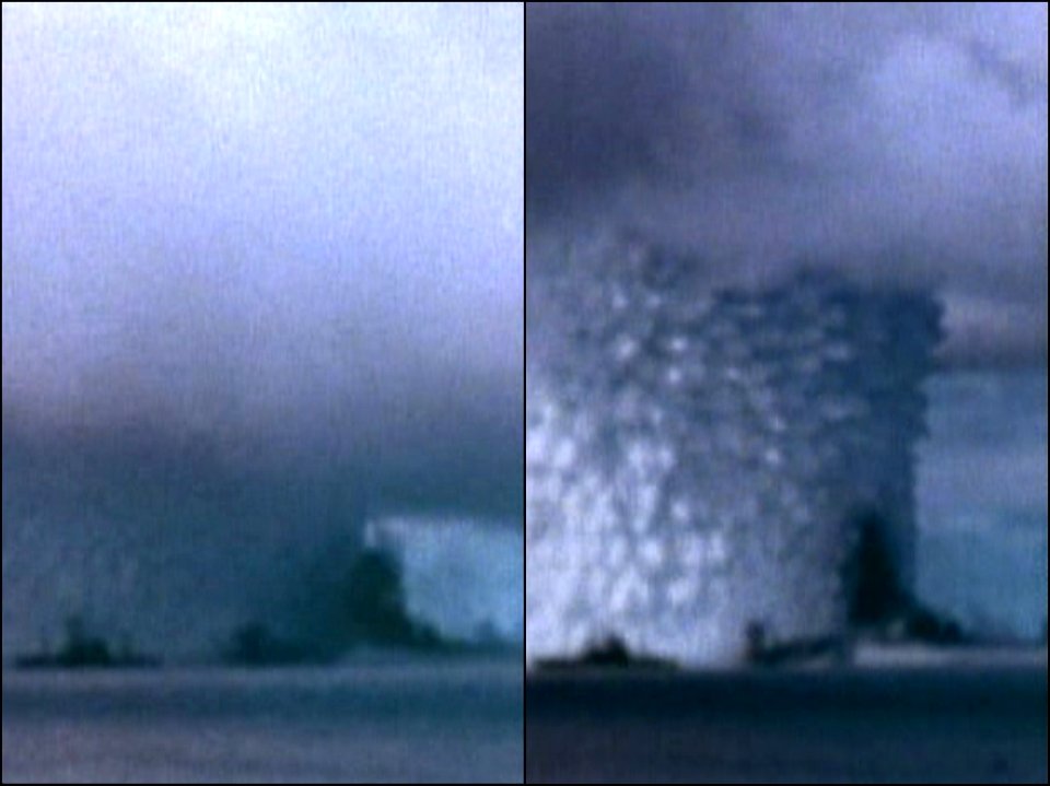 Operation Crossroads Baker Battleship Arkansas