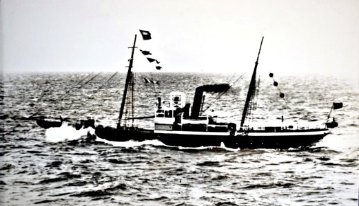 One of the iconic Malta-Gozo ferry boats, the MV Gleneagles, 1910s photo