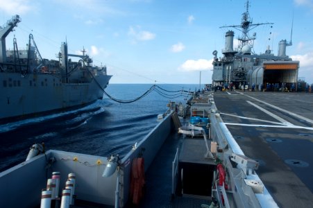 Operations aboard USS Denver support Cobra Gold 140210-N-IC565-082