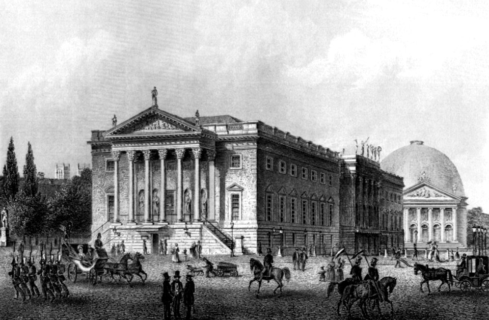 OpernplatzOpernhaus1850