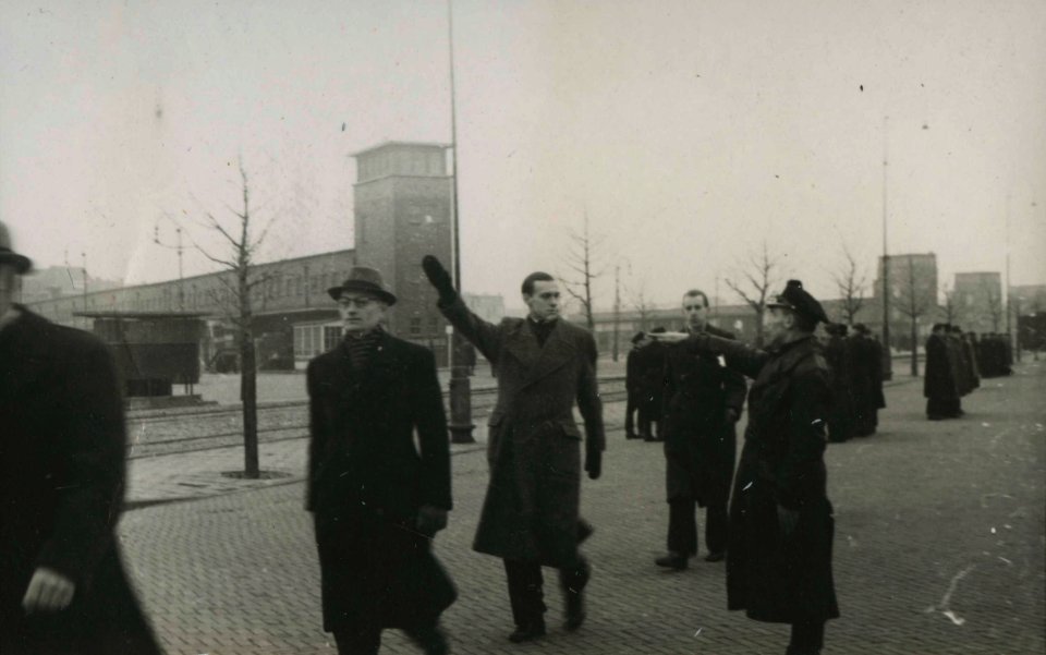 Opleiding Landwacht - Fotodienst der NSB - NIOD - 156110