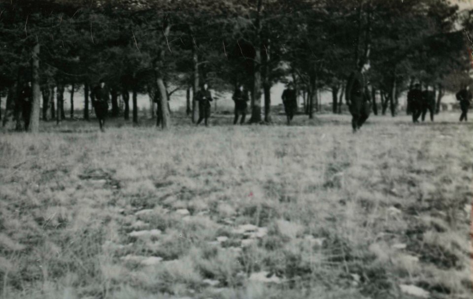 Opleiding Landwacht - Fotodienst der NSB - NIOD - 156300