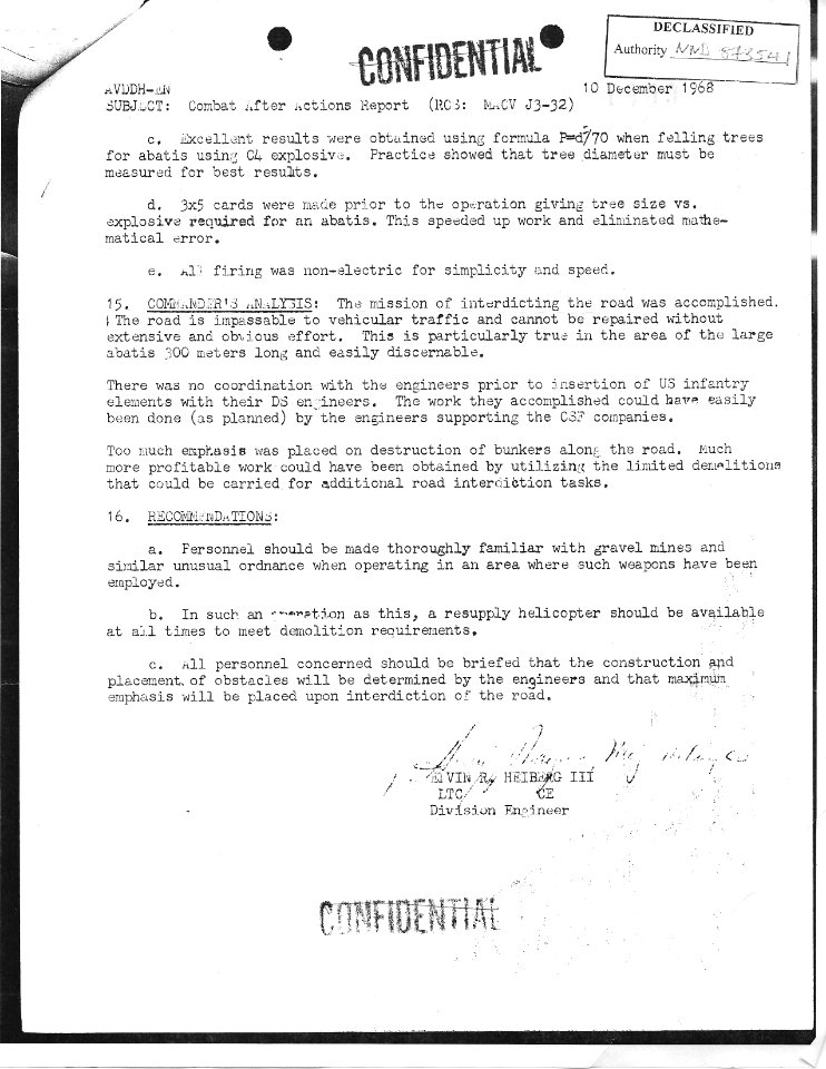 Operation TOLLROAD US forces in Cambodia and Laos, November 1968 04