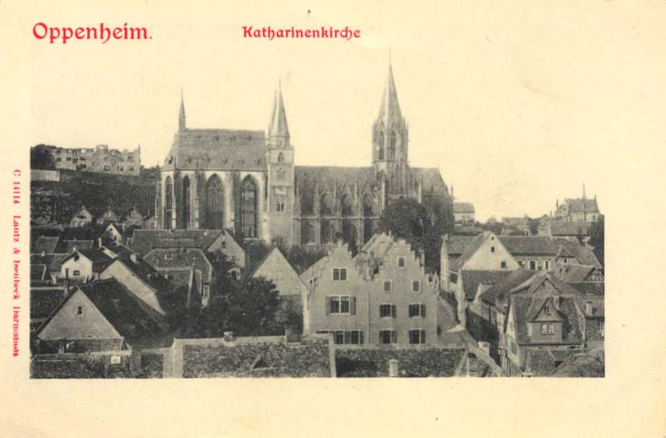 Oppenheim, Rheinland-Pfalz - Katharinenkirche (Zeno Ansichtskarten)