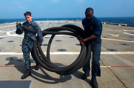 Operations aboard USS Denver support Cobra Gold 140206-N-IC565-037