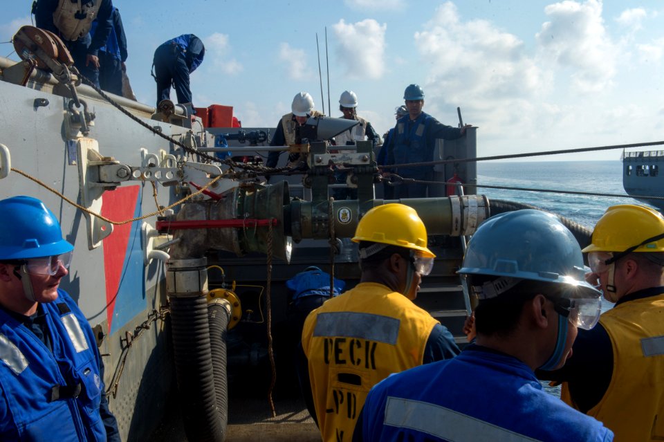 Operations aboard USS Denver support Cobra Gold 140210-N-IC565-188