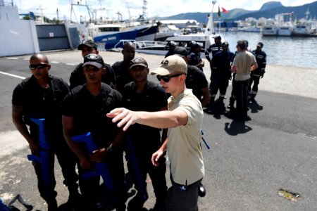 Operation Cutlass Express 2017 - different nations' boarding parties train together (32285189750)