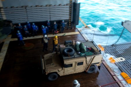 Operations aboard USS Denver support Cobra Gold 140212-N-IC565-133