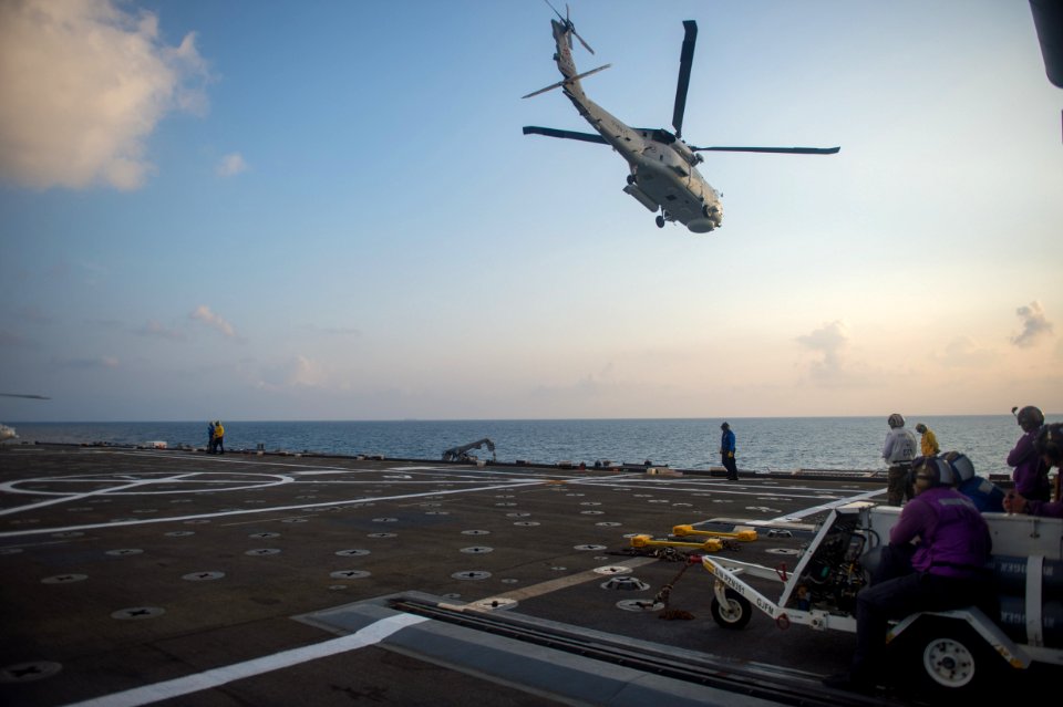Operations aboard USS Denver support Cobra Gold 140213-N-IC565-606