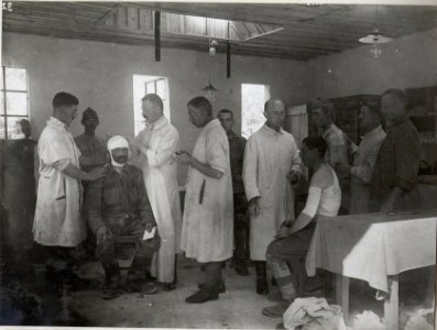 Operationszimmer eines Feldspital a.d.Isonzofront.13.9.17. (BildID 15604653)
