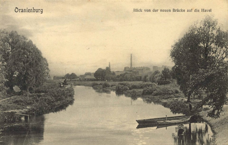 Oranienburg, Brandenburg - Havel von der Brücke (Zeno Ansichtskarten)