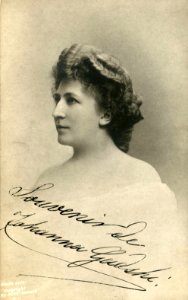 Opera singer Johanna Gadski (SAYRE 991)