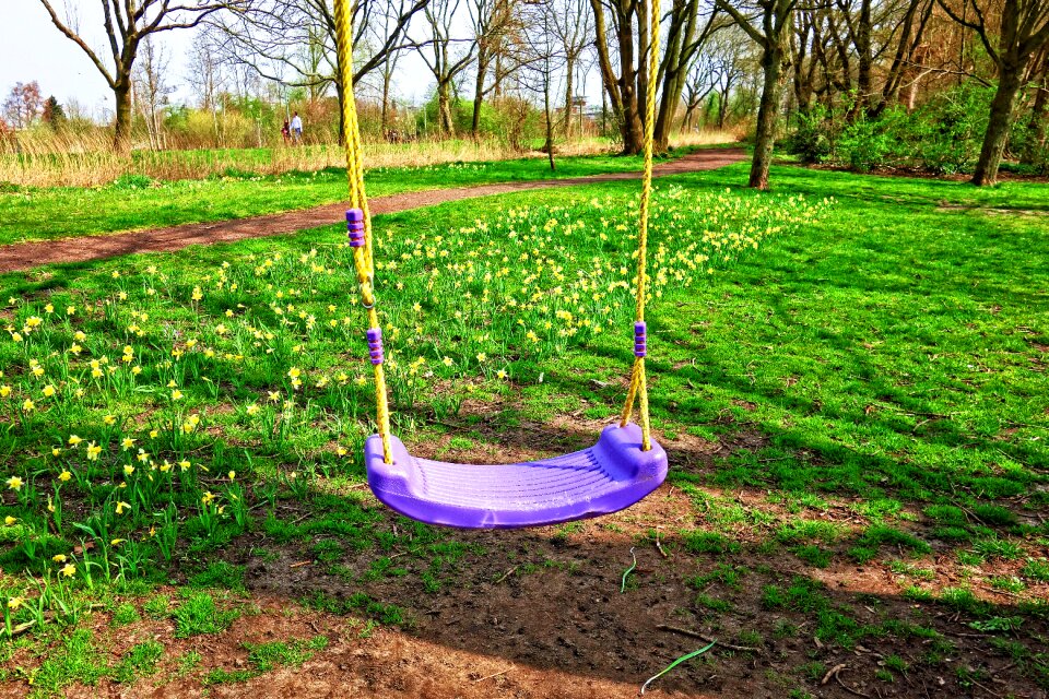 Exercise swinging childhood photo