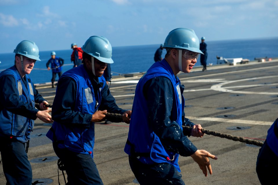 Operations aboard USS Denver support Cobra Gold 140210-N-IC565-036