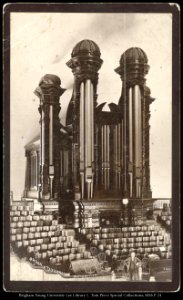 Organ in Tabernacle Salt Lake City.
