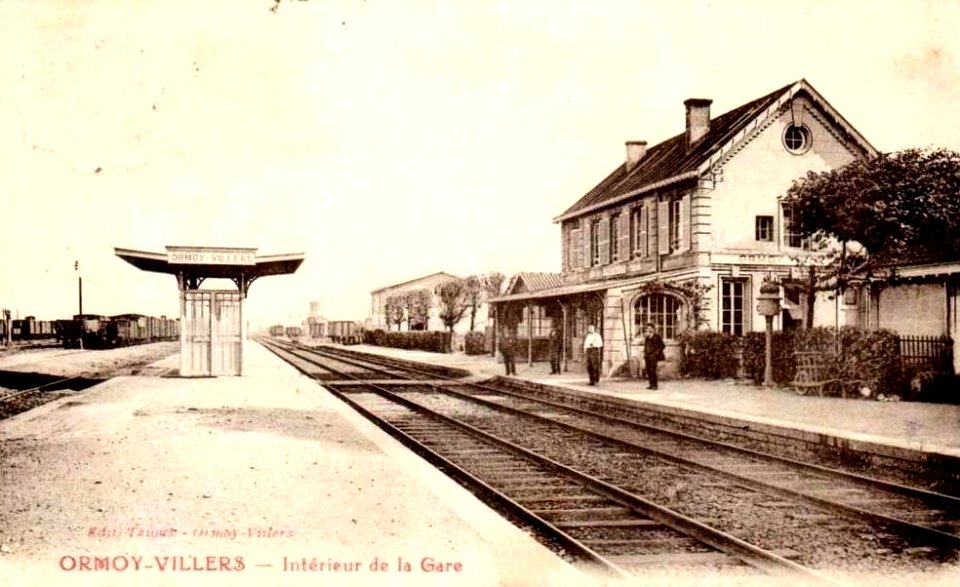 Ormoy-Villers (60), la gare côté voies