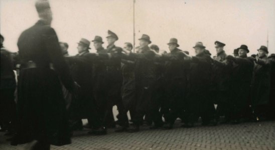 Opleiding Landwacht - Fotodienst der NSB - NIOD - 156105