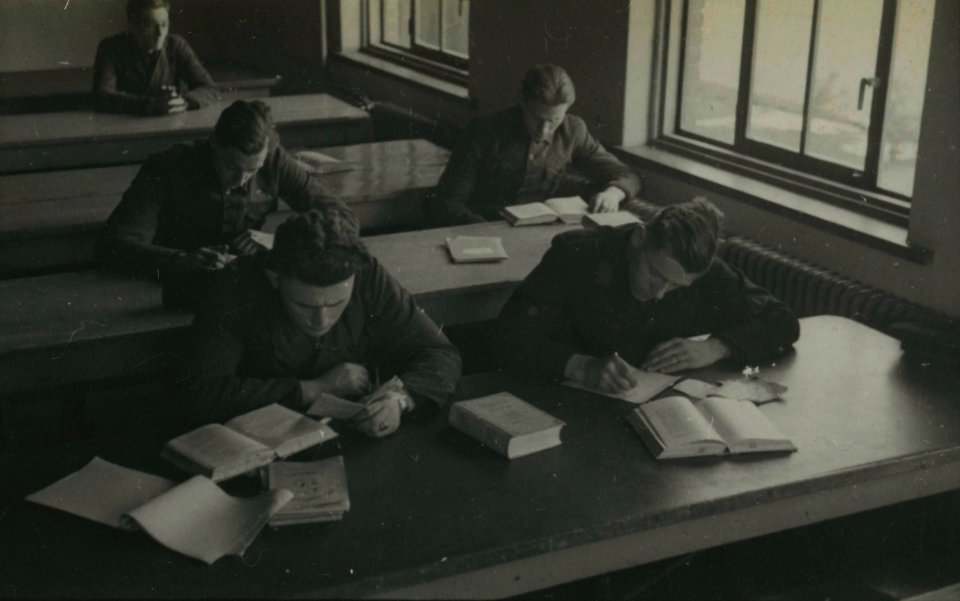 Opleiding Landwacht - Fotodienst der NSB - NIOD - 156298