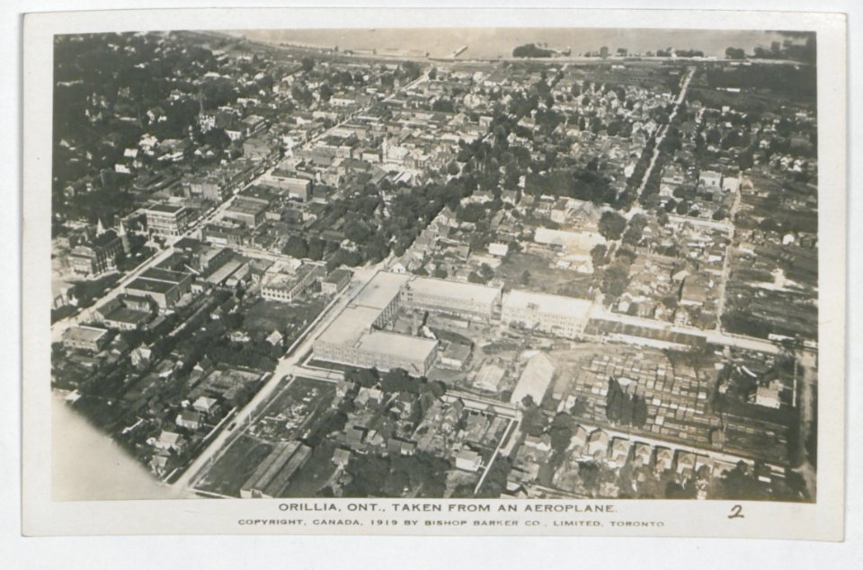 Orillia Ontario from the Air (HS85-10-36714) original