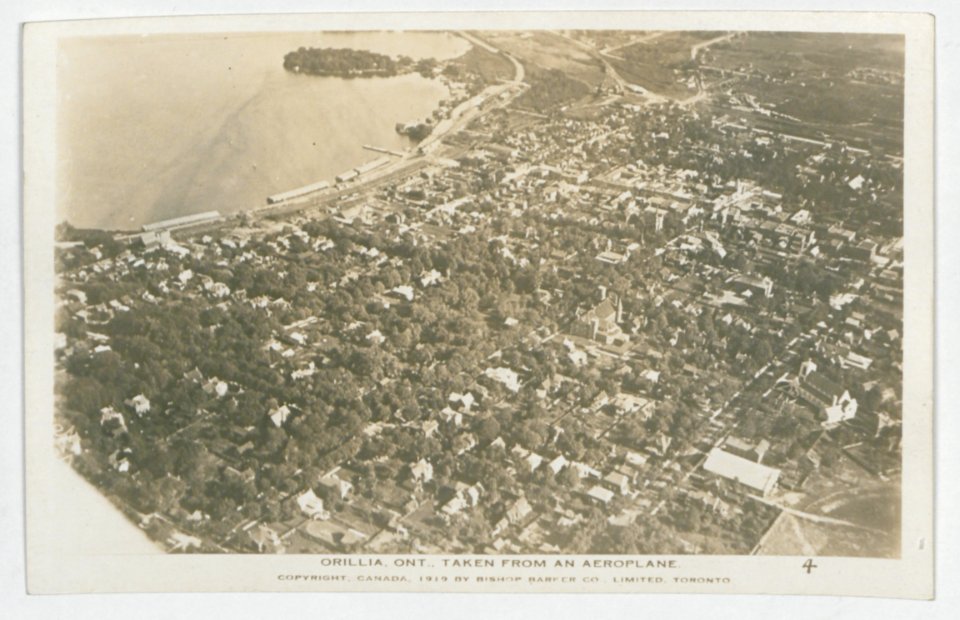 Orillia Ontario from the Air (HS85-10-36716) original
