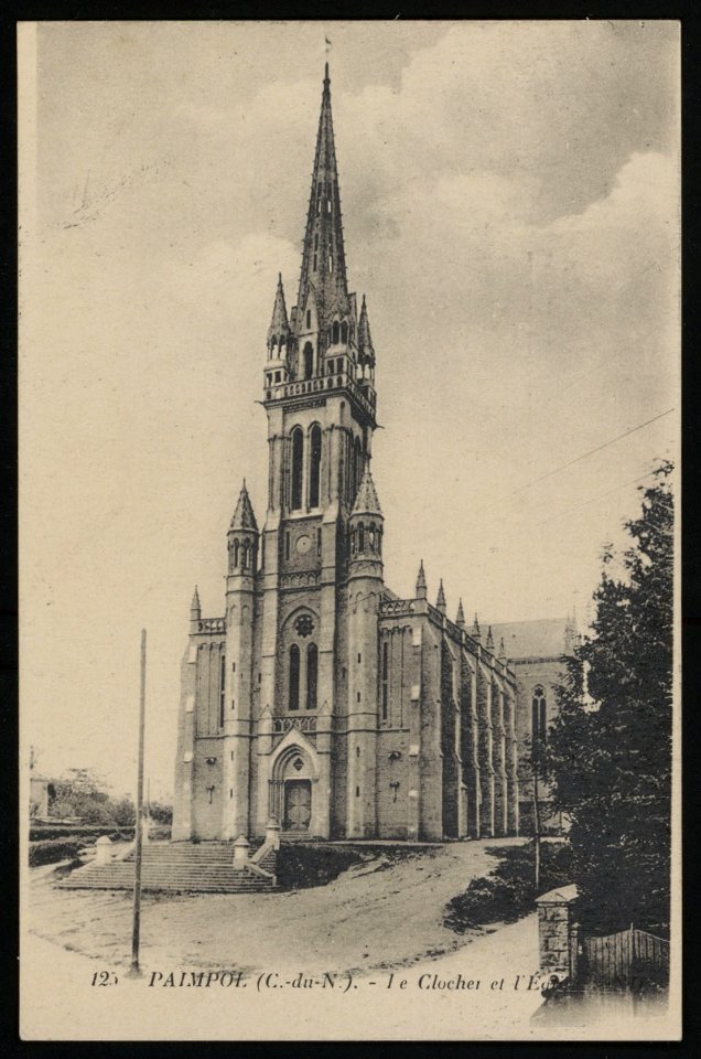 Paimpol - Clocher et église - AD22 - 16FI2697