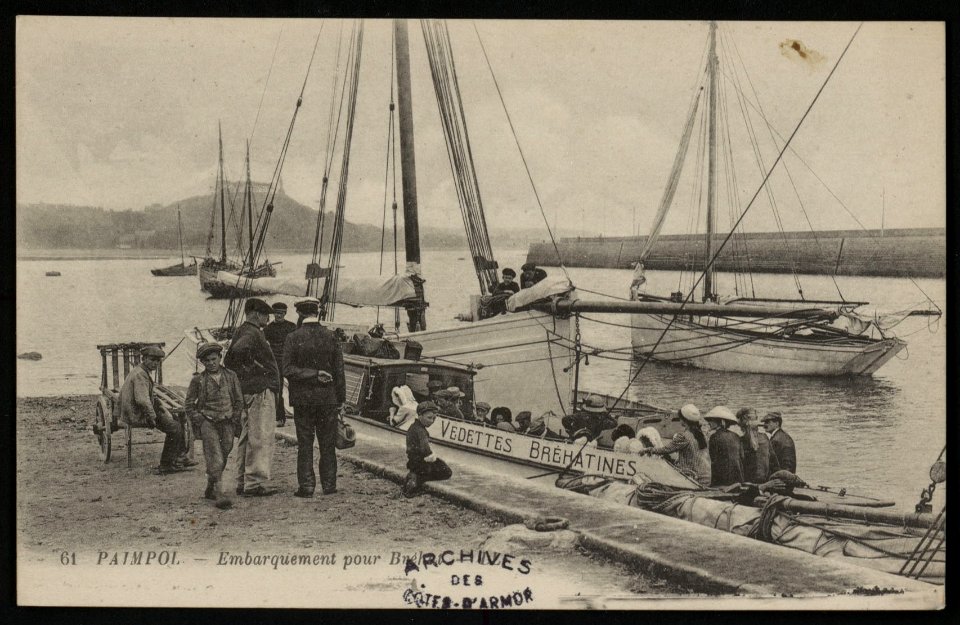Paimpol - Embarquement pour Bréhat - AD22 - 16FI2672