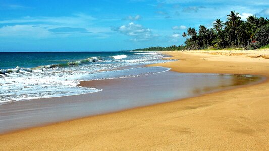 Water the waves sea foam photo