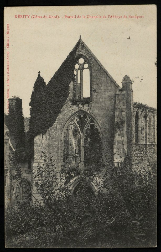 Paimpol - Portail de la chapelle de l'Abbaye de Beauport - AD22 - 16FI2713