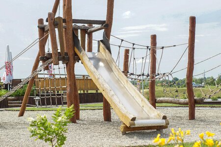 Slide obstacle course summer