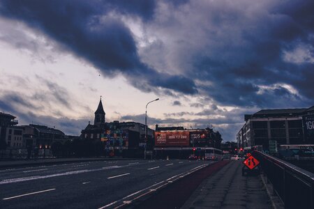 Evening evening sky landscape photo