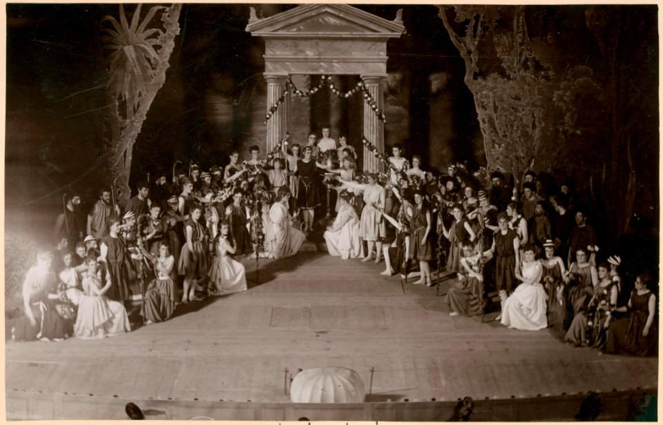 Orfeus och Eurydike, Kungliga Operan 1894. Föreställningsbild - SMV - H9 165