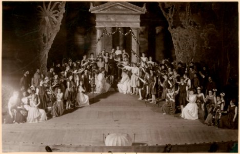Orfeus och Eurydike, Kungliga Operan 1894. Föreställningsbild - SMV - H9 165