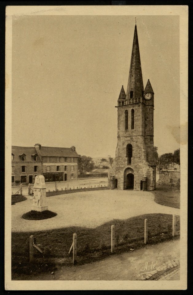 Paimpol - Vieux clocher et square Botrel - AD22 - 16FI2692